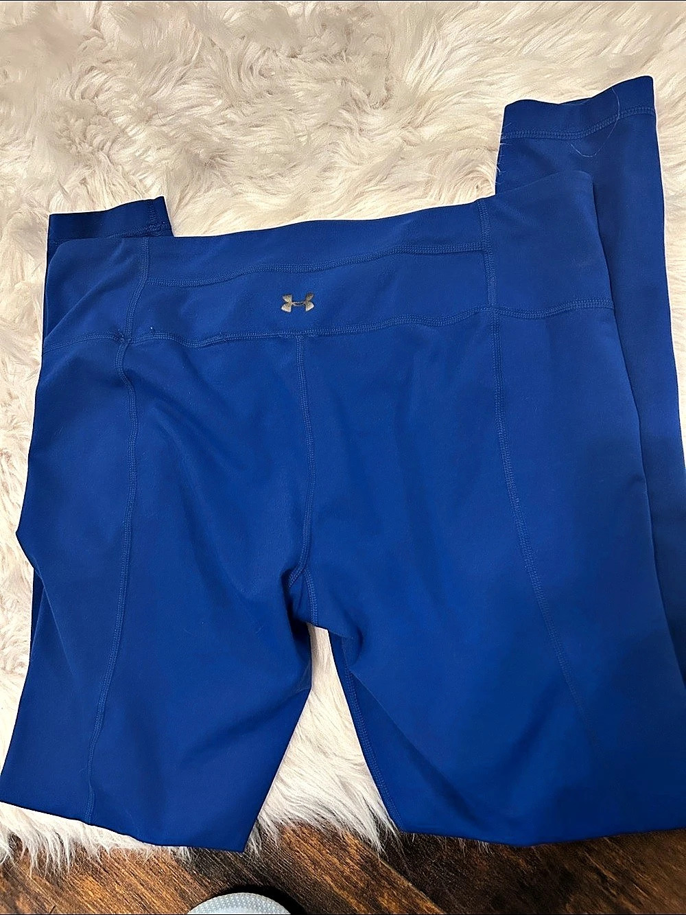 Under Armour Vanish Pleated Ankle Leggings Blue